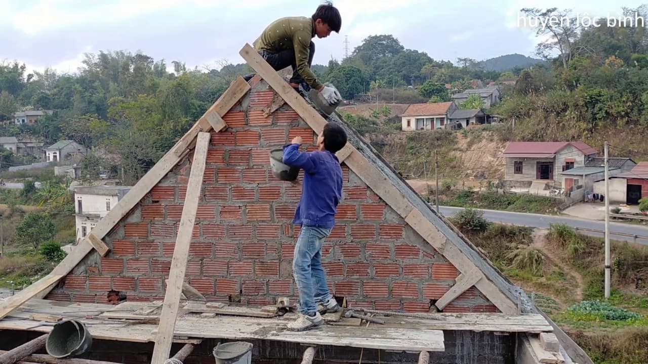 Tiêu chuẩn về độ dày khi đổ mái nhà bê tông 